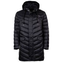 A|X ARMANI EXCHANGE Herren Daunen-Mantel - Steppjacke, Reißverschluss,Kapuze, Logo Aufdruck