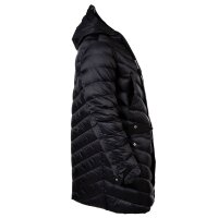 A|X ARMANI EXCHANGE Mens Down Coat - Quilted Jacket, Zip, Hood, Logo Print Black 2XL (XX-Large)