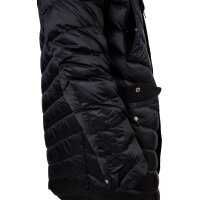 A|X ARMANI EXCHANGE Mens Down Coat - Quilted Jacket, Zip, Hood, Logo Print Black 2XL (XX-Large)