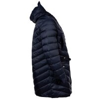 A|X ARMANI EXCHANGE Herren Daunen-Mantel - Steppjacke, Reißverschluss,Kapuze, Logo Aufdruck Dunkel Blau S