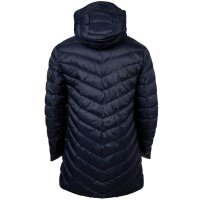 A|X ARMANI EXCHANGE Mens Down Coat - Quilted Jacket, Zip, Hood, Logo Print Dark blue S (Small)