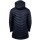 A|X ARMANI EXCHANGE Mens Down Coat - Quilted Jacket, Zip, Hood, Logo Print Dark blue S (Small)