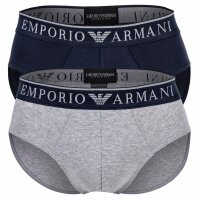 EMPORIO ARMANI Herren Slips, 2er Pack - ENDURANCE, Briefs, Stretch Cotton, Logo