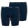 CECEBA Mens Shorts, pack of 2 - Boxer, Basic, cotton, M-7XL, plain Dark blue
 6XL (6X-Large)
