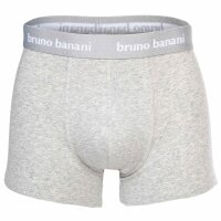 Bruno Banani Mens Boxer Shorts 4 Pack - Every Day, Cotton Black / gray / white / blue M