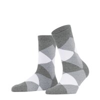 Burlington Damen Socken Multipack - Bonnie, Rautenmuster, Bio-Baumwolle