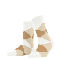 Burlington Ladies Socks - Bonnie, Diamond Pattern, Organic Cotton