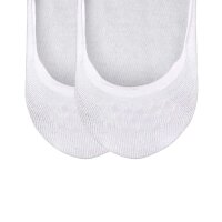 Burlington Mens Socks, 2-pack - Everyday IN, Anti-Slip Heel, Solid Color White 41-42 (7-8 UK)