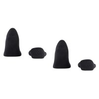 Burlington Herren Füßlinge, Multipack - Everyday IN, Anti-Slip Heel, einfarbig Schwarz 43-44 4er Pack (2x2P)