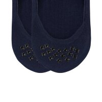 Burlington Mens Socks, 2-pack - Everyday IN, Anti-Slip Heel, Solid Color Navy 45-46 (10-11 UK)