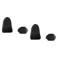 Burlington Damen Füßlinge, Multipack - Everyday IN, Anti-Slip Heel, einfarbig Schwarz 35-36 4er Pack (2x2P)