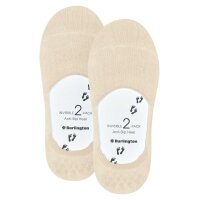 Burlington Damen Füßlinge, Multipack - Everyday IN, Anti-Slip Heel, einfarbig Beige 41-42 8er Pack (4x2P)