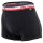 FILA Mens Boxer Shorts, 4-pack - Logo Waistband, cotton stretch, solid color Black M (Medium)