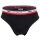 FILA Herren Slip, Multipack - Briefs, Logobund, Cotton Stretch, einfarbig Schwarz M 8er Pack (2x4P)