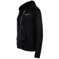 A|X ARMANI EXCHANGE ladies sweat jacket - zip, hood, logo Black XS (X-Small)