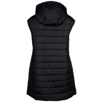 A|X ARMANI EXCHANGE womens down coat - quilted jacket, zipper, hood, logo print Black S (Small)