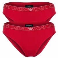 EMPORIO ARMANI Damen Brazilian Slip, 2er Pack - ESSENTIAL STUDS LOGO, Briefs