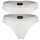 EMPORIO ARMANI Damen Brazilian Slip, 2er Pack - ESSENTIAL STUDS LOGO, Briefs