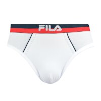 FILA Mens briefs, 3-pack - Briefs, logo waistband, Urban, Cotton Stretch, solid color Navy/Grey/White XL (X-Large)
