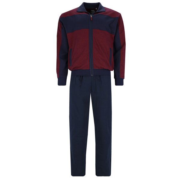 hajo mens leisure suit, 2-piece set - climate comfort, jacket and trousers, cotton mix