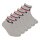 FILA Kinder Socken, Multipack - Qaurter, Logo, Streifen, einfarbig Grau 31-34 12er Pack (2x6P)