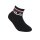 FILA Kinder Socken, Multipack - Qaurter, Logo, Streifen, einfarbig Schwarz/Grau 23-26 12er Pack (2x6P)
