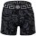 VERSACE Mens Long Boxer - TOPEKA, Trunk, Stretch Cotton, Barocco Pattern Black/Grey S (Small)