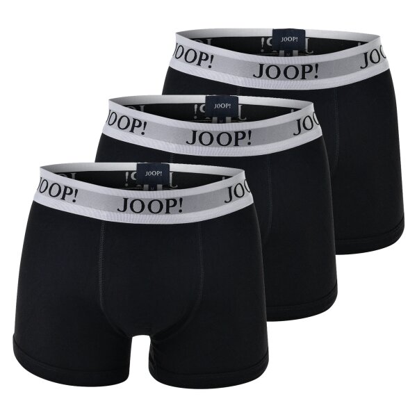 JOOP! Herren Boxer Shorts, 3er Pack - Boxer-Mix, Fine Cotton Stretch, Logo Schwarz S