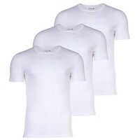 LACOSTE Herren T-Shirts, 3er Pack - Essentials, Rundhals, Slim Fit, Baumwolle, einfarbig