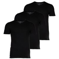 LACOSTE Mens T-Shirts, 3-pack - Essentials, V-Neck, Slim...