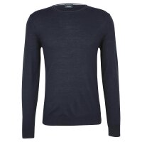 JOOP! mens knitted pullover - JK-01Denny, round neck, fine knit, wool, plain