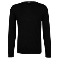 JOOP! Herren Strickpullover - JK-01Denny, Rundhals, Feinstrick, Wolle, uni Schwarz M