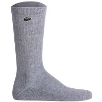 LACOSTE Unisex Socks, 3-pack - Tennis Socks, Cotton Blend, Solid Color White/Grey/Dark Blue 35-38