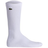 LACOSTE Unisex Socks, 3-pack - Tennis Socks, Cotton Blend, Solid Color White/Grey/Dark Blue 39-42
