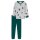 SCHIESSER Jungen Schlafanzug - Pyjama, Baumwolle, Bündchen, lang, Print