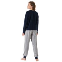 SCHIESSER Mädchen Schlafanzug -Teens, Nachtwäsche, Pyjama, lang, Print