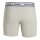 JACK&JONES mens boxer shorts, 3-pack - JACSOLID, stretch cotton, solid colour Grey/White/Navy L (Large)