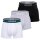 LACOSTE Mens Boxer Shorts, 3-pack - Trunks, Casual, Cotton Stretch, Logo waistband