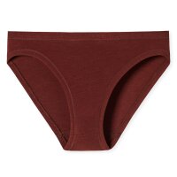 SCHIESSER Damen Slip - Mini-Slip, Unterhose, Personal Fit, Basic, Stretch, uni Terracotta 3XL