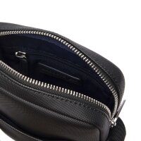LACOSTE Mens Shoulder Bag - Core Essentials - SLIM VERTICAL CAMERA BAG, 21x15x4cm (HxWxD) Black