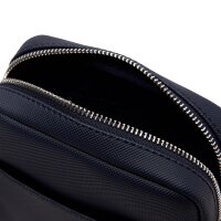 LACOSTE Mens Shoulder Bag - Core Essentials - SLIM VERTICAL CAMERA BAG, 21x15x4cm (HxWxD) Blue
