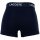 LACOSTE Herren Boxershorts, 3er Pack - Trunks, Casual, Cotton Stretch, Logobund Dunkelblau S