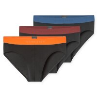 SCHIESSER Herren Rio-Slip 3er Pack - Serie "95/5", Kontraststreifen