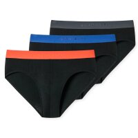 SCHIESSER Herren Rio-Slip 3er Pack - Serie "95/5", Kontraststreifen