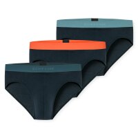 SCHIESSER mens Rio briefs 3-pack - "95/5" series, contrasting stripes