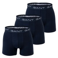 GANT Herren Boxershorts, 3er Pack - Boxer Briefs, Cotton Stretch, einfarbig