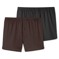 SCHIESSER Herren Web-Boxershorts, 2er Pack - Shorts, Webware, Muster
