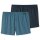 SCHIESSER Herren Web-Boxershorts, 2er Pack - Shorts, Webware, Muster