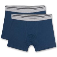 Sanetta Jungen Hipshorts, Multipack - Pants, Unterhose Dunkelblau/Grau 140 8er Pack (4x2P)