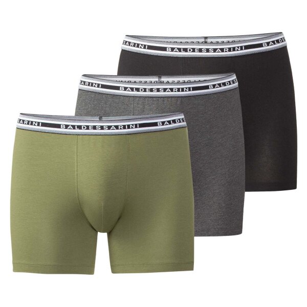 BALDESSARINI Herren Boxershorts, 3er Pack - Cyclists, Unterwäsche, Unterhosen, Baumwolle, Logo